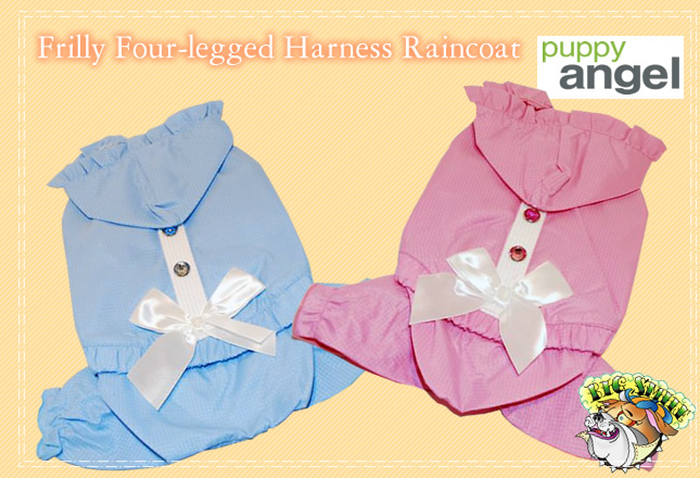 ΥӥåޥFrilly Four-legged Harness Raincoat[puppy angel]